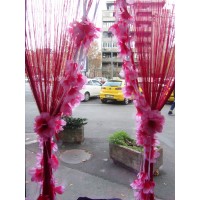 Dekorativna zavesa roze cvetovi